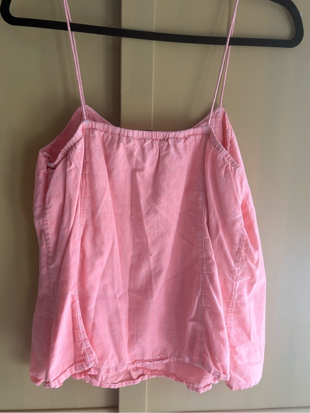 J. Crew Pink Smocked Spaghetti-Strap Camisole - Picture 3 of 4